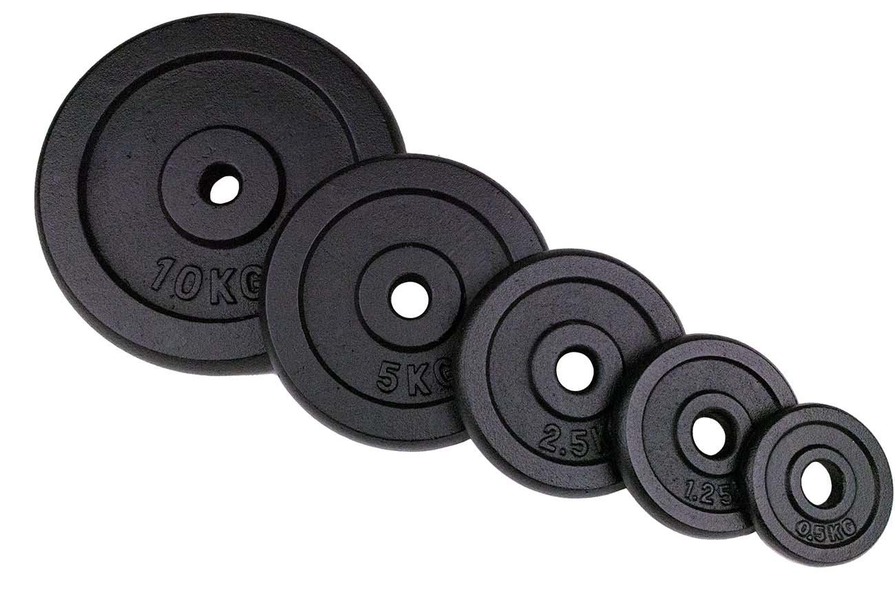 Recoil Vægtskiver Jern 25 mm Sort (stykke)