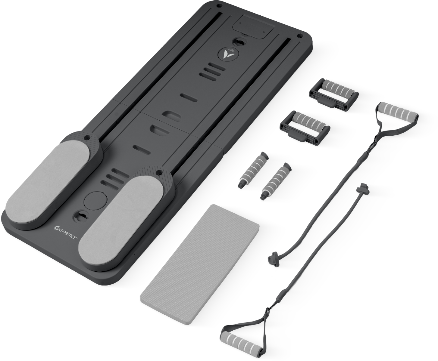 Gymstick Pilates V Reformer Board, Black Rose