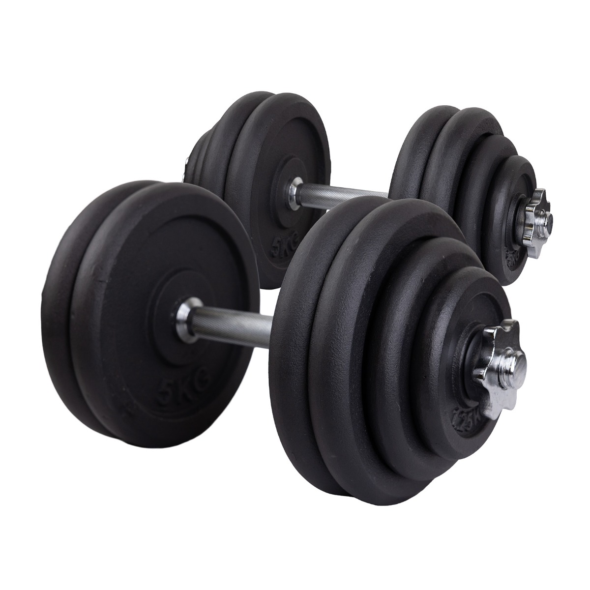 Bygelig håndvægt pakke - 2 x 29,5 kg jern