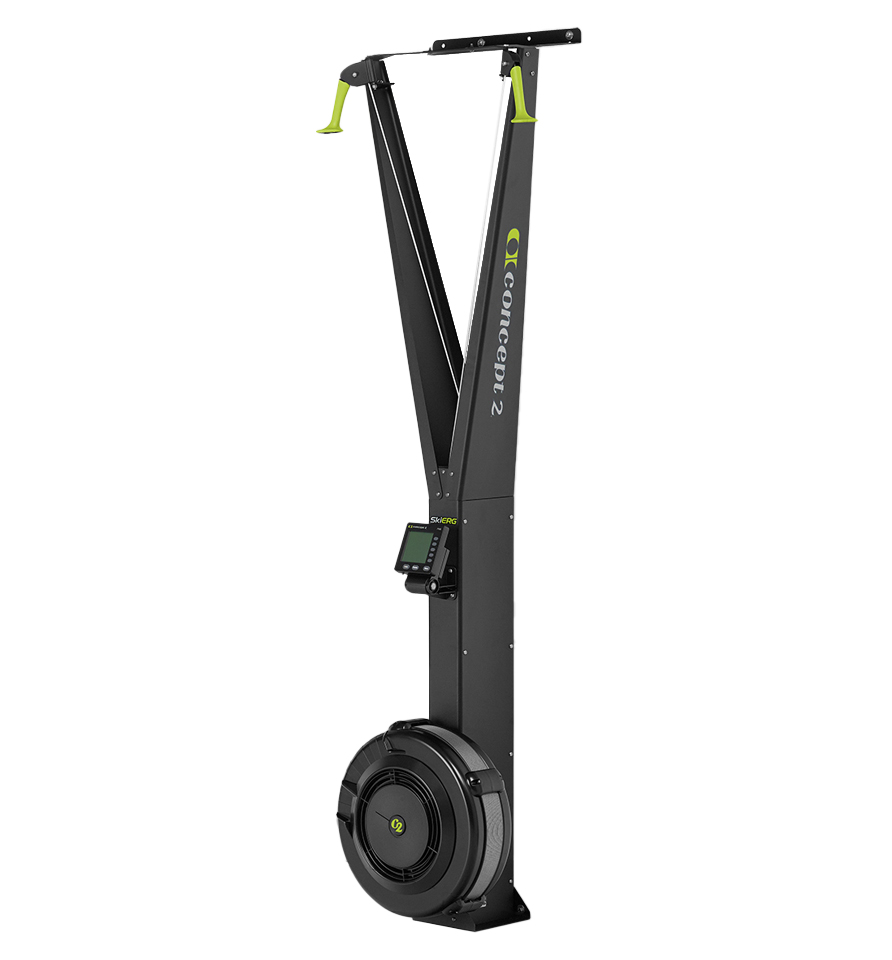 SkiErg Vægmonteret Concept2 Stål Sort/Grøn