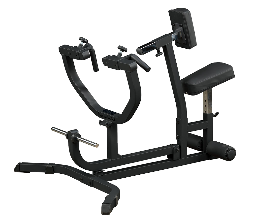 Romaskine Siddende Justerbar Stål Sort – Body Solid
