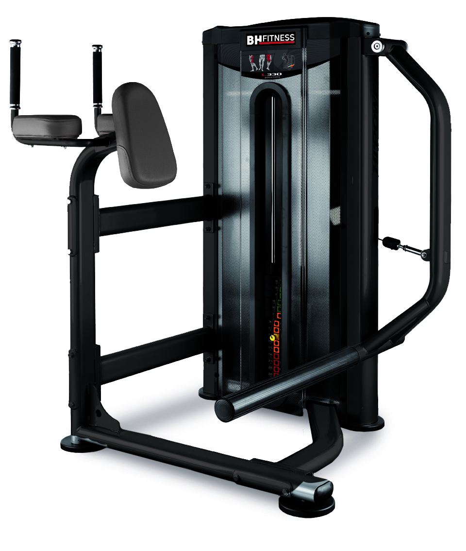 BH Fitness Gluteus Stål Sort (L330B)