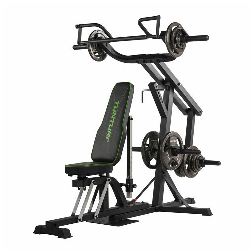 Multigym med Vikthäng, Stål Svart - Tunturi (WT80)