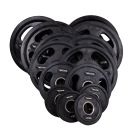 Recoil Vægtskiver Vægtsæt 157,5 kg Gummi Sort