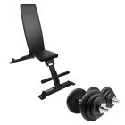 Håndvægt og bænkpakke 25 mm 29,5 kg