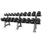 Tvåvånings hantelställ med 20 hantlar