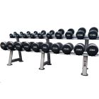 Tvåvånings hantelställ med 20 hantlar