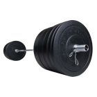 Kullagrad XF Premiumskivstång med flera viktskivor samt fjäderlås