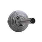 INTERNATIONELL SKIVSTÅNG MED VIKTSKIVOR I JÄRN OCH FJÄDERLÅS 