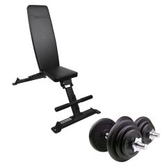 Håndvægt og bænkpakke 25 mm 29,5 kg