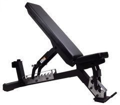 Recoils justerbara träningsbänk i svart med lutningsfunktion