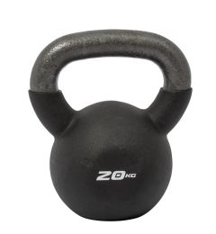 Kettlebell 20 kg med neoprenklädsel och hammarlackat handtag – Master Fitness