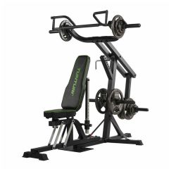 Multigym Tunturi WT80 med vikthang och justerbar bänk för hemmatraning.
