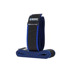 NTG Knee Wraps i svart och blått för styrkelyft och strongman – 2.5 eller 3 meter långa