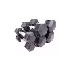 Recoil Hantelpaket Hexagonhantlar 1–10 kg – med kromade handtag.