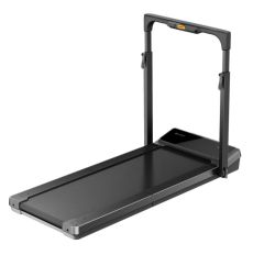 WalkingPad med uppfällt handtag – smidig design för hemmakontor och träning.