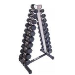 Recoil Håndvægtsæt Hexagonhåndvægte 1–10 kg med Håndvægtstativ Stål 