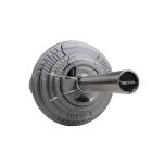 INTERNATIONELL SKIVSTÅNG MED VIKTSKIVOR I JÄRN OCH FJÄDERLÅS 