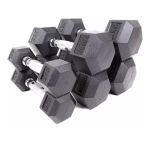 Recoil Hantelpaket Hexagonhantlar 1–10 kg – med kromade handtag.