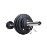 INTERNATIONELL SKIVSTÅNG MED POLYURETAN VIKTSKIVOR OCH FJÄDERLÅS 