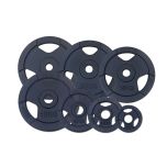 Vægtskiver Jern med Håndtag (50 mm) 1,25 – 25 kg Sort