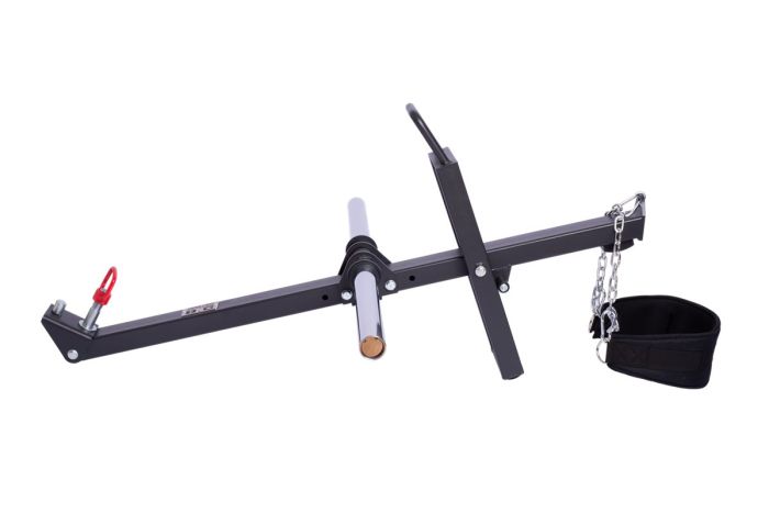 Master Fitness Belt Squat Pro med komplett set inklusive bälte för knäskonsam benstyrketräning