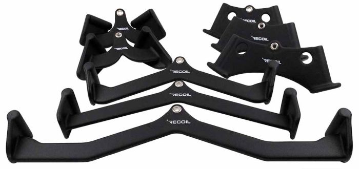 ErgoGrip handtagssats från Recoil med åtta ergonomiska grepp i samlad överblick