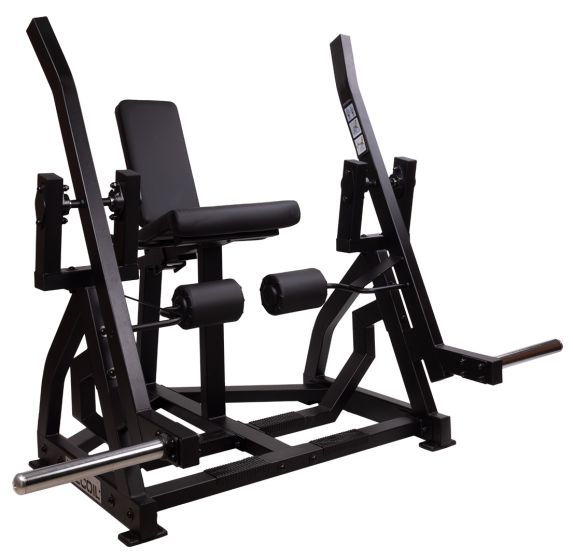 Recoil bensparksmaskin med individuella armar sedd från sidan