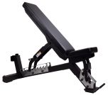 Recoils justerbara träningsbänk i svart med lutningsfunktion