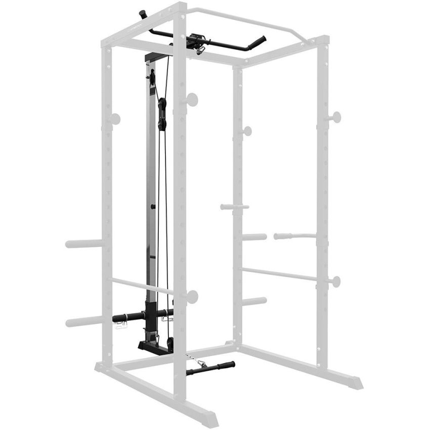 Tillbehörsmodul med viktstaplade drag för Power Rack PR50 – platsbesparande och robust design
