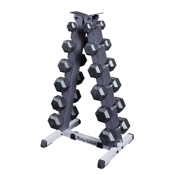 HANTELSTÄLL FÖR 6-PAR HANTLAR FRÅN BODY SOLID 