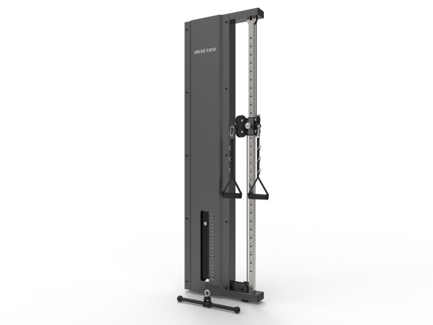 Kabelmaskin från sidan mot vit bakgrund – Master Fitness.