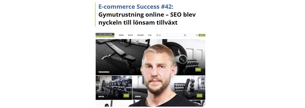 Gymkompaniet intervjuas i E-Commerce Success-podden